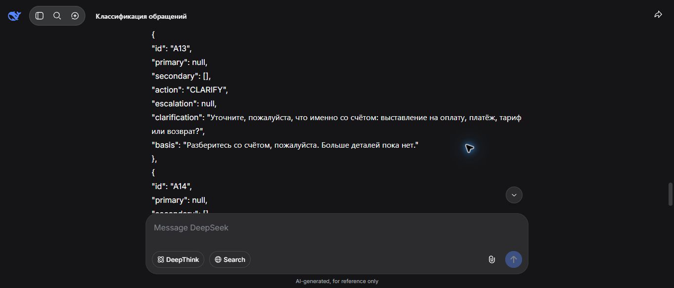 Уточнение A13 в первом полном ответе DeepSeek