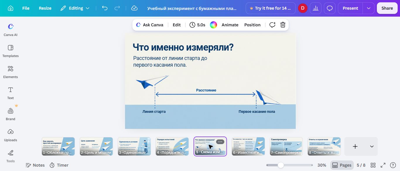 Схема Canva B с текстовыми подписями и растровыми элементами