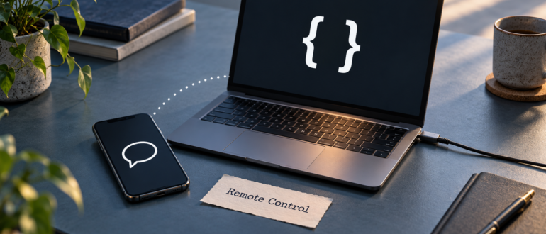 Телефон для общения с локальным агентом и работающий ноутбук с подключённым питанием