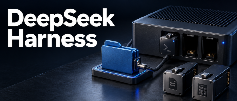 DeepSeek Harness с выбранной локальной папкой и сменными модулями файлов таблиц и терминала