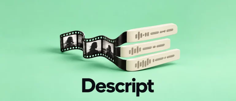 Descript: кинолента переходит в условные текстовые строки