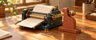 Тёплая предметная иллюстрация контроля ИИ агента