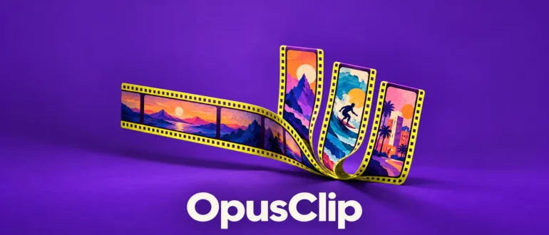 OpusClip: широкая кинолента разделяется на вертикальные клипы